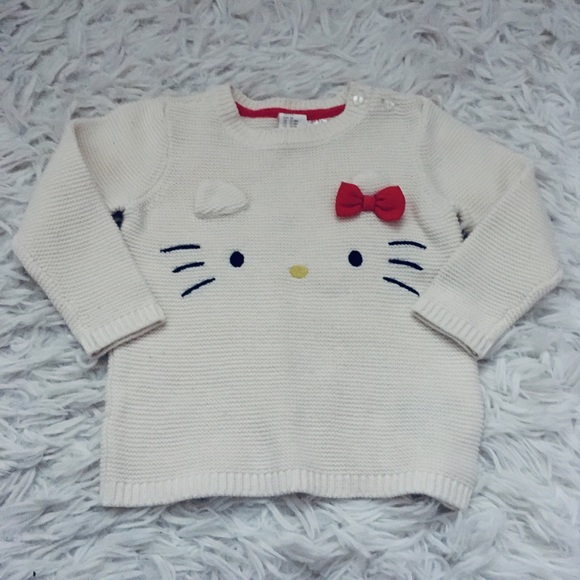 SOLD H&M baby Hello Kitty Cotton Sweater - Picture 1 of 2